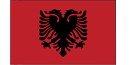 ALBANIA Flag of ALBANIA