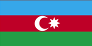 AZERBAIJAN Flag of AZERBAIJAN