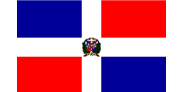 DOMINICAN REPUBLIC Flag of DOMINICAN REPUBLIC
